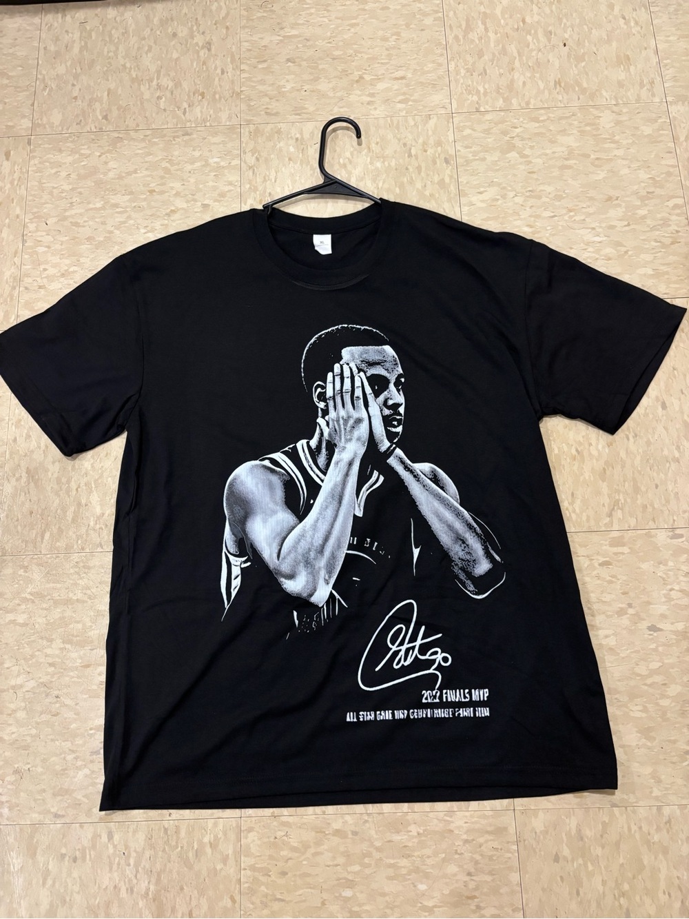Stephen Curry NBA MVP Finals 2022-Black Graphic Basketball